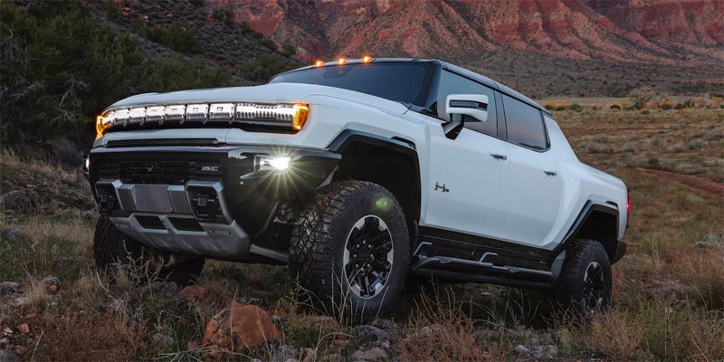 2024 GMC HUMMER EV Pickup off roading